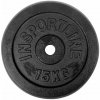 Insportline Liatinové závažie Castblack 15 kg 30 mm