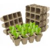 lacne-dekoracie.sk Sada 10ks kvetináč rašelinový, sadbovač, na 12 rastlín 8488