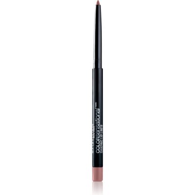 Maybelline Color Sensational Shaping Lip Liner ceruzka na pery so strúhatkom odtieň 50 Dusty Rose 1,2 g