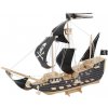Woodcraft Drevené 3D puzzle pirátska loď