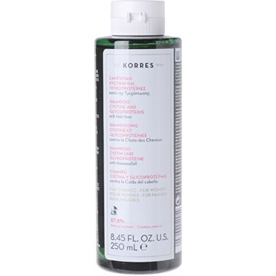 Korres Cystine & Glycoproteins Shampoo - Šampón proti vypadávaniu vlasov 250 ml