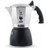 Moka kanvička Bialetti New Brikka 4tz strieborno-čierna