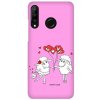 Kryt na mobil Zaľúbené ovečky ružový Huawei P30 Lite New Edition