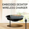 Bezdrôtová vstavaná nabíjačka na mobil - do kancelárie, reštaurácie, kaviarne, baru, recepcie