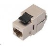 Solarix 10G samořezný keystone CAT6A STP RJ45 SXKJ-10G-STP-BK-SA