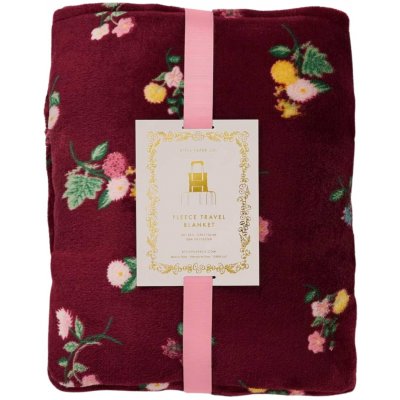 Rifle Paper Fleecová cestovná deka Ditsy Dahlia 114x152