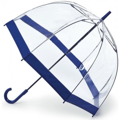 Fulton dámský průhledný holový deštník Birdcage 1 Navy L041-7