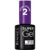 Rimmel Super Gel Top Coat Vrchný lak na nechty pre dlhšiu výdrž 12 ml