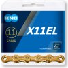 Reťaz KMC X11 EL Gold Ti-N, 11 Speed