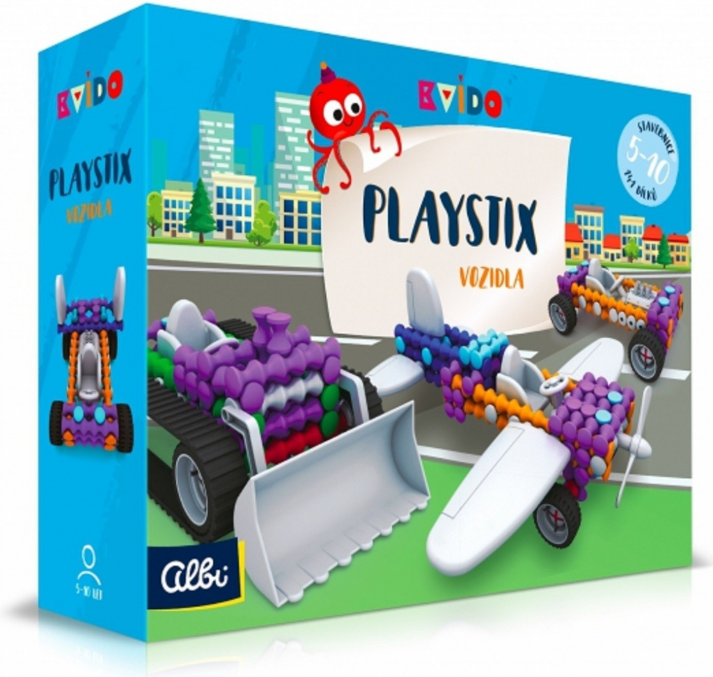 Albi Kvído Playstix vozidlá