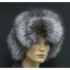 Špongr Kožušinová ušianka zo striebornej líšky RU2 Veľkosť: 57 cm