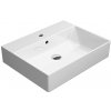 GSI - KUBE X keramické umývadlo 60x47cm, brúsená spodná hrana, biela ExtraGlaze 94319111