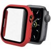 Enkay ochranné puzdro s tvrdeným sklom pre Apple Watch 45mm - červené - možnosť vrátiť tovar ZADARMO do 30tich dní