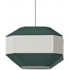 ACB C39176VELI Závesné svietidlo BAUHAUS LED E27, 1x15W, IP20, 60cm, zelená/biela