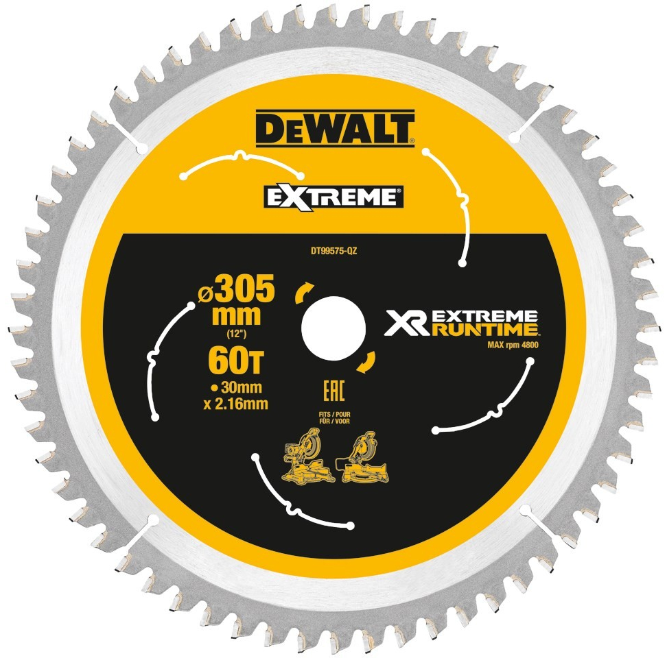 DeWalt DT99575 Pilový kotouč 305 x 30 mm, 60 zubů