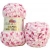 Himalaya příze Dolphin Baby Colors 80414 bílá, světle růžová, růžová