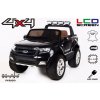 Elektrické autíčko Ford Ranger Wildtrak 4X4 LCD Luxury, LCD obrazovka, Pohon 4x4, 2 x 12V, EVA kolesá, čalúnené sedadlo, 2,4 GHz DO, kľúč, 4 X MOTOR, Dvojmiestne, čierne , Bluetooth, USB, SD karta, OR
