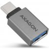 AXAGON RUCM-AFA, redukce USB-C (M) - USB-A (F), USB 3.2 Gen 2, 3A, ALU (RUCM-AFA)