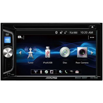 Alpine IVE W 560 BT - radio samochodowe 2 DIN z pilotem odtwarzaczem DVD i  ekranem dotykowym