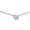 Dámska retiazka z bieleho zlata s kameňom K451b