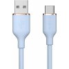 Devia kábel USB-A to USB-C Jelly Series Silicone Cable 1.2m - Blue 6938595386633