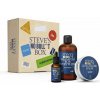 Steves All Beard Everything Box Steves šampón na vlasy a fúzy 250 ml + Steves olej na bradu 30 ml + Steves balzam na fúzy 50 ml darčeková sada