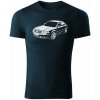 T-ričko Volkswagen Passat B5.5 pánske tričko Farba trička: Tmavomodrá, Farba potlače: Biela, Veľkosť: 3XL