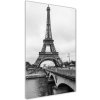Vertikálny foto obraz sklo tvrdené Eiffelová veža Paríž 50x100 cm