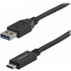 StarTech USB31AC1m USB-C na USB-A, 10Gbps, černý