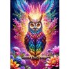 Puzzle Neonová sova 1000 dielikov