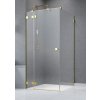 RADAWAY ESSENZA PRO GOLD KDJ 120cm ľavé dvere do kombinácie / sprchový kút rohový, profil zlatý, sklo číre, 10097120-09-01L