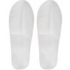 Jednorazové hotelové papuče Standard z netkanej textílie - 10 párov - biele