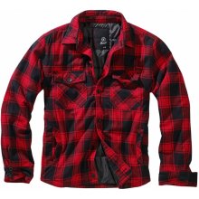 Brandit Lumberjacket red/black