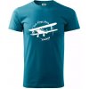 Still Plays With Planes - Klasické pánske tričko vyššej gramáže - XL ( Tmavý tyrkys )