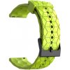 Madvell Silikónový remienok Hexagon zelená Lime 20mm
