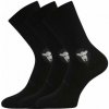 Barefoot zimné ponožky VoXX - Barefootan merino čierne (3 páry)