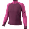 Funkčné tričko DYNAFIT Alpine Longsleeve 1/2 Zip Tee W Magenta Ružová S