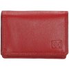 Double-D dámska kožená peňaženka Fh- - červená