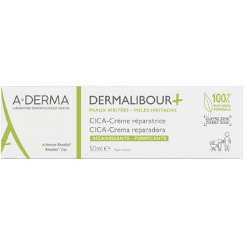 A-Derma Dermalibour+ Reparačný Cica Krém pre podráždenú pokožku 50 ml