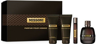 Missoni pour Homme EDP 100 ml + sprchový gel 100 ml + balzám po holení 100 ml + EDP 10 ml darčeková sada