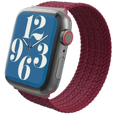 GEAR4 remienok Braided S 160-175 cm pre Apple Watch 42/44/45mm - Wine ZG705009508