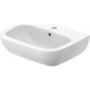 Umývadlo Duravit D-Code 55x43 cm otvor pre batériu, s prepadom 23105500002