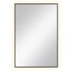 Baltica Design Tiny Border Straight zrkadlo 60x90 cm odĺžnikový s osvetlením čierna 5904107904627