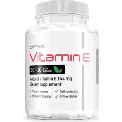 Zerex Vitamín E v prírodnej forme 60 kapsúl od 5,71 € - Heureka.sk