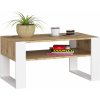 Ak furniture DOMI dub artisan / biely