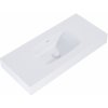 Elita Dimple umývadlo 100.8x46 cm obdĺžnik klasické umývadlo biela RE041000025290