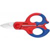 Nožnice elektrikárske 115mm, 9505155SB KNIPEX