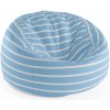 Sablio Sedací vak Cocoon Modro-biele pruhy - 75 x 45 x 35 cm