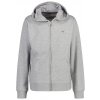 MIKINA GANT SHIELD FULL ZIP HOODIE LIGHT GREY MELANGE