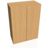 Hobis - Policová skriňa Drive, zámok, 80x111x42 cm, buk/buk
